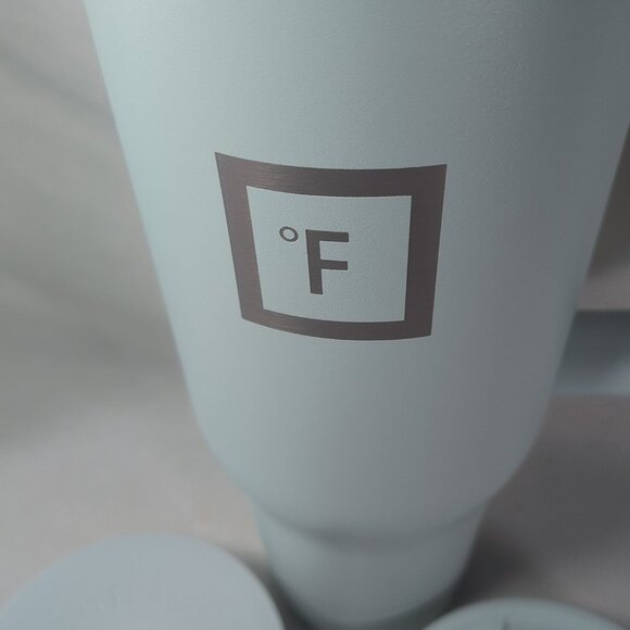 Iron Flask Copilot Tumbler Water Bottle Light Blue 40 Oz Set 2 Lids With Box NOB - Picture 13 of 13